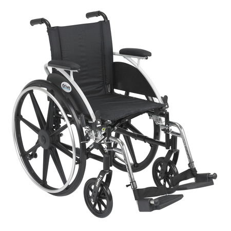 DRIVE MEDICAL Viper Wheelchair - 12" Seat l412dda-sf